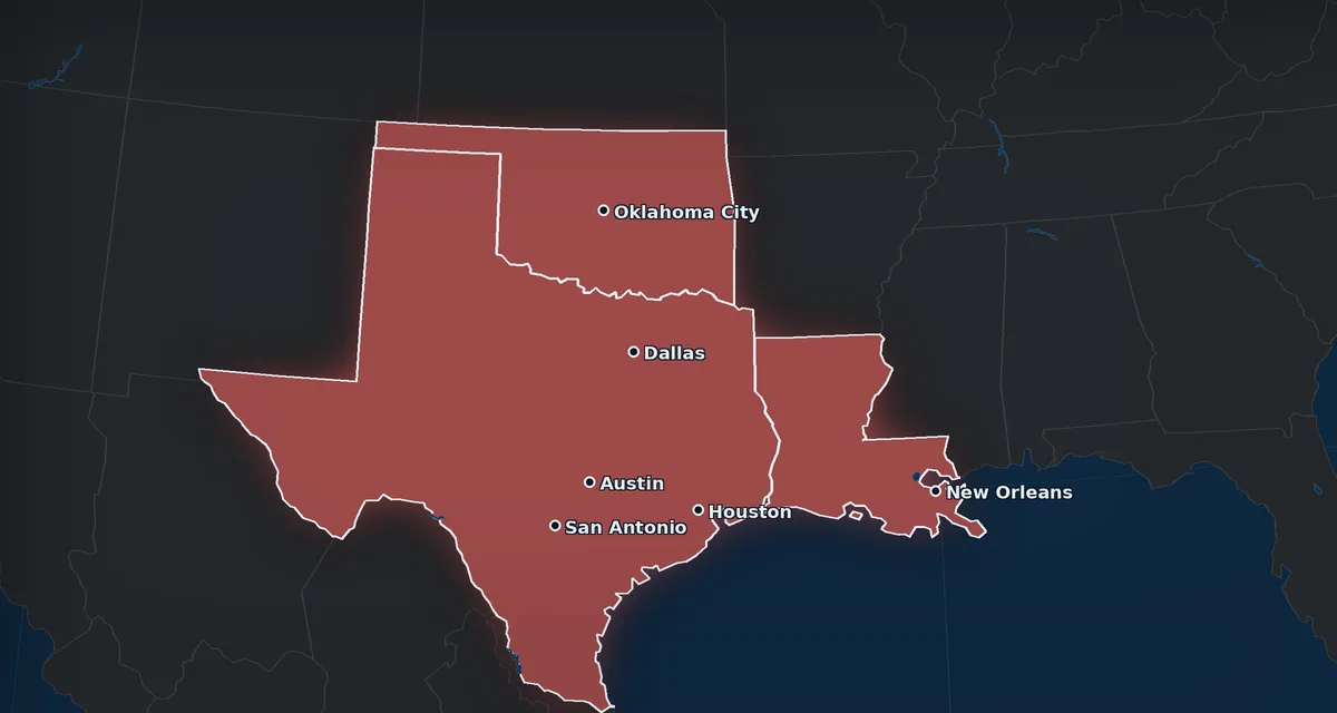 The Texas Oil Patch 1981 scenario map in Corporate Warfare